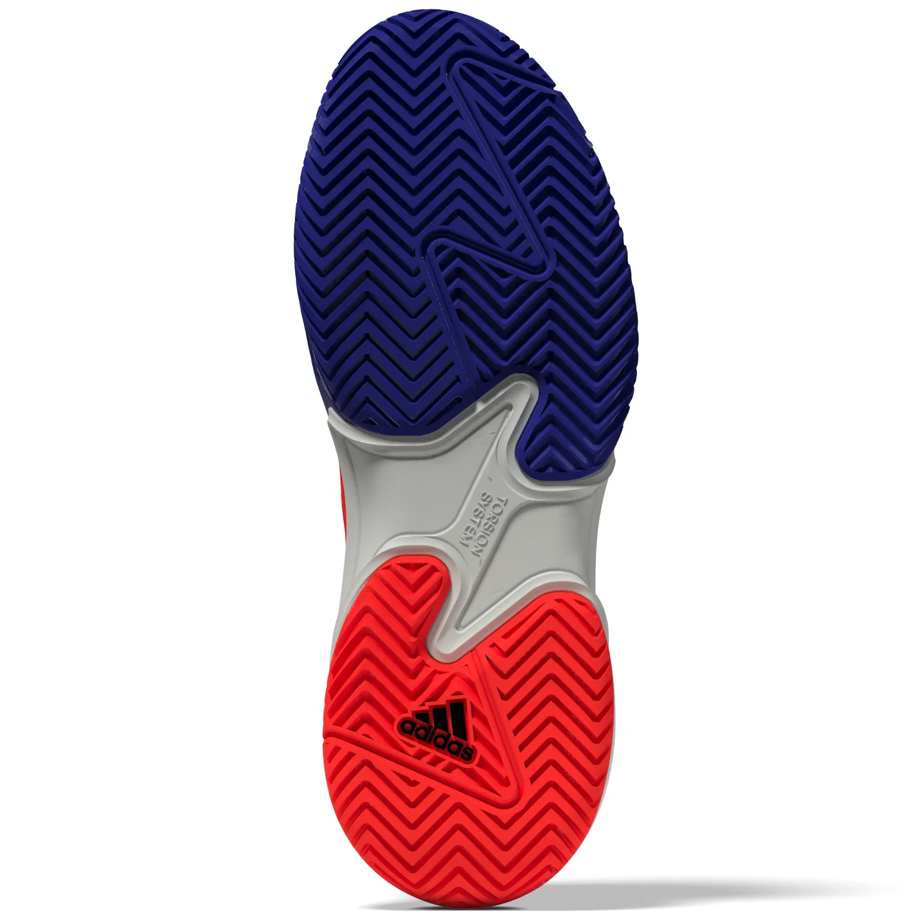 Adidas Performance Barricade Men Tennis Shoes - Lucblu/Core Black/Solar Red Harden Adidas Shoes