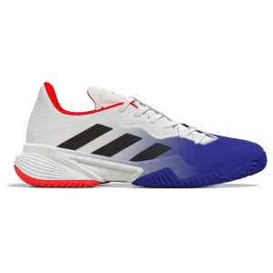 Adidas Performance Barricade Men Tennis Shoes - Lucblu/Core Black/Solar Red Newest Adidas Shoes