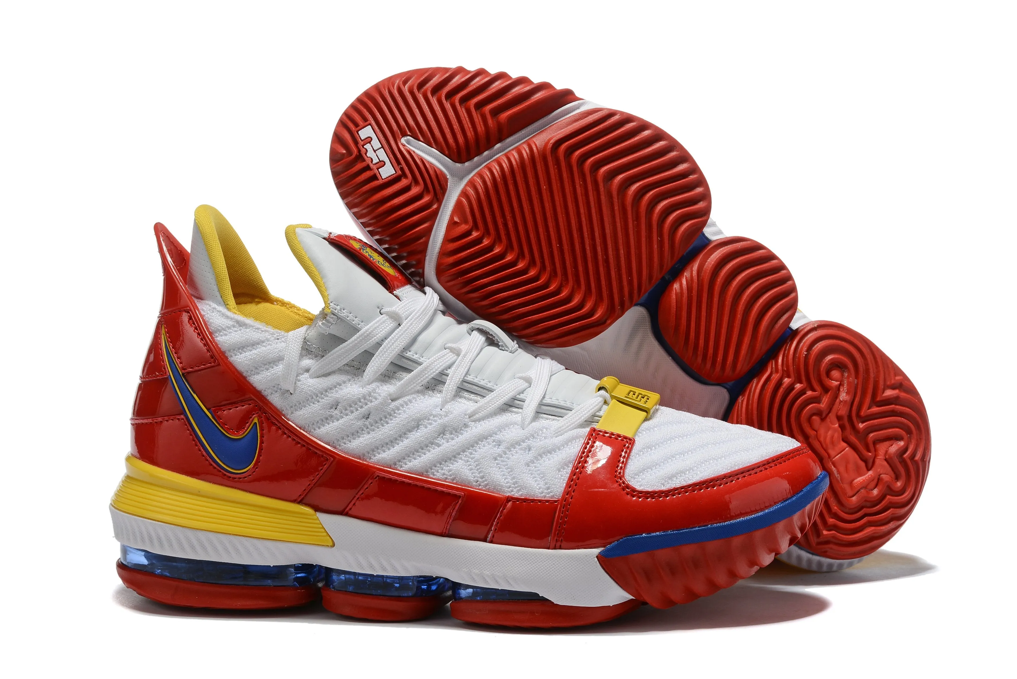 Asics Versablast 2 Running Shoes Nike Lebron XVI 16 SB White Red Yellow Sneaker Shoes Sale Men Size 7-13