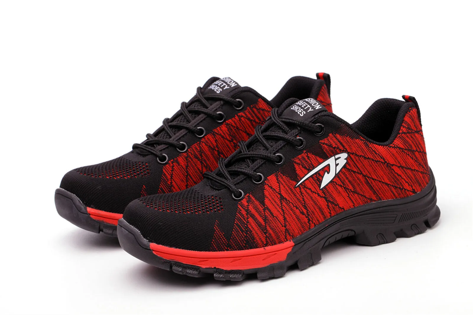 Coolest Work Boots Lightweight Safety Shoes for Men Steel Toe Work Shoes Non-Slip Protective Sneaker