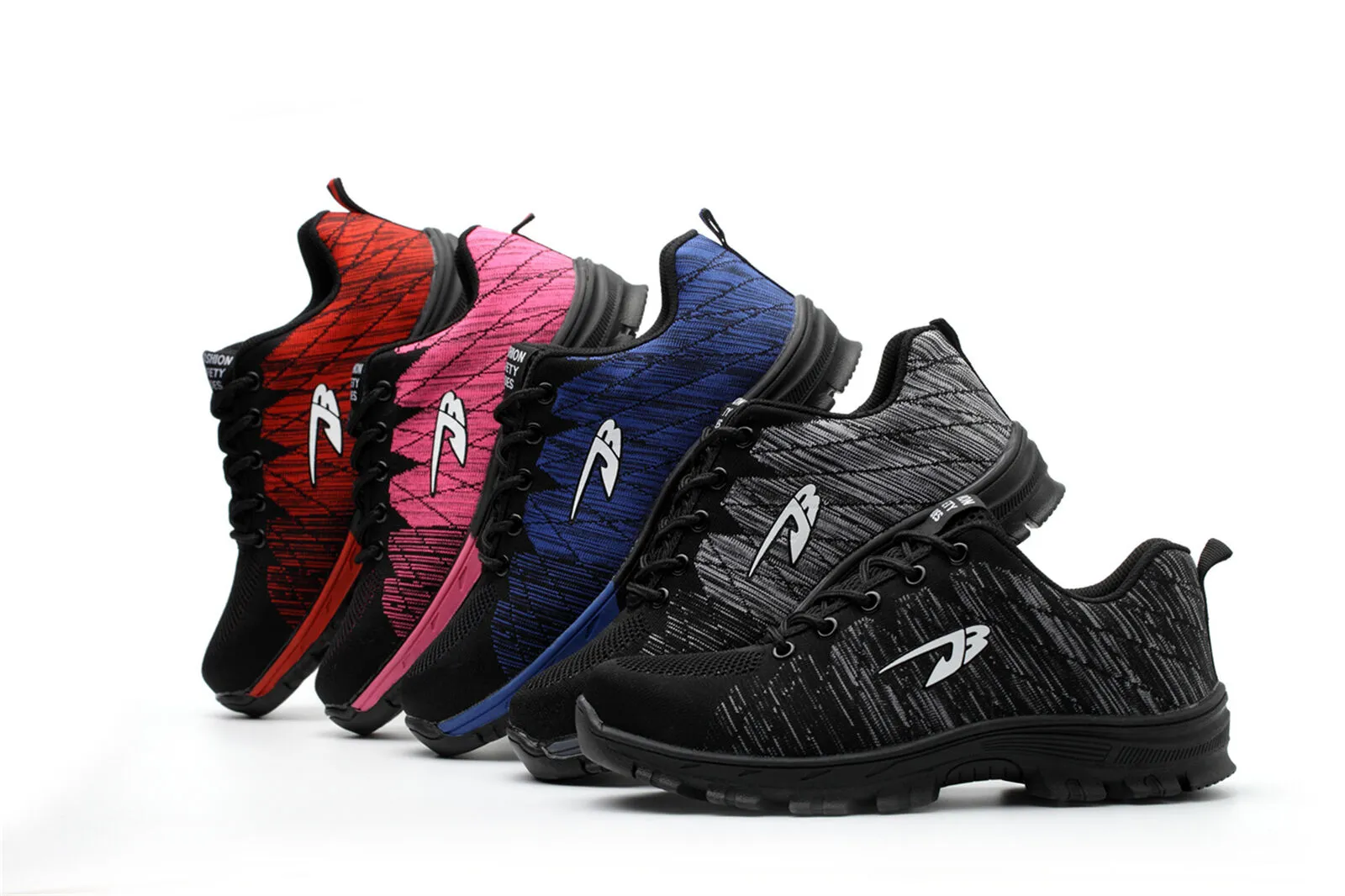 Lightweight Safety Shoes for Men Steel Toe Work Shoes Non-Slip Protective Sneaker Toe Cap Work Boots