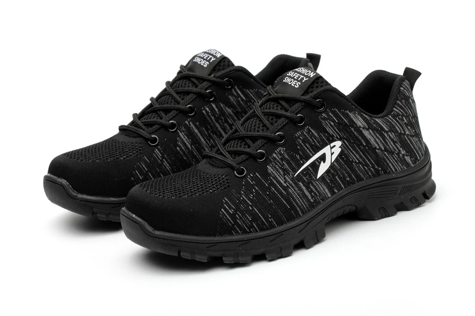 Rancher Work Boots Lightweight Safety Shoes for Men Steel Toe Work Shoes Non-Slip Protective Sneaker