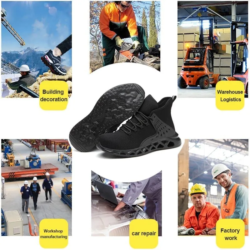 Lightweight safety shoes outdoor breathable non-slip shoes Inch Work Boots