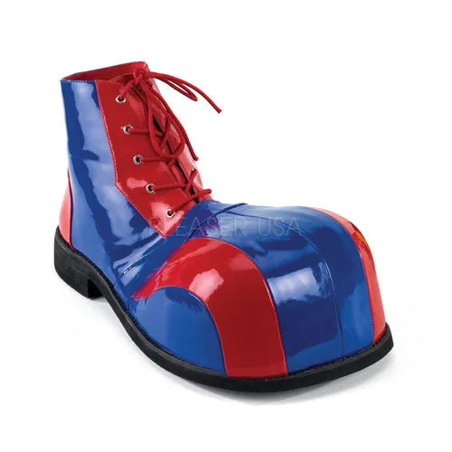 FUNTASMA CLOWN-05 Red-Blue Pat Clown Shoes Work Boots No Steel Cap