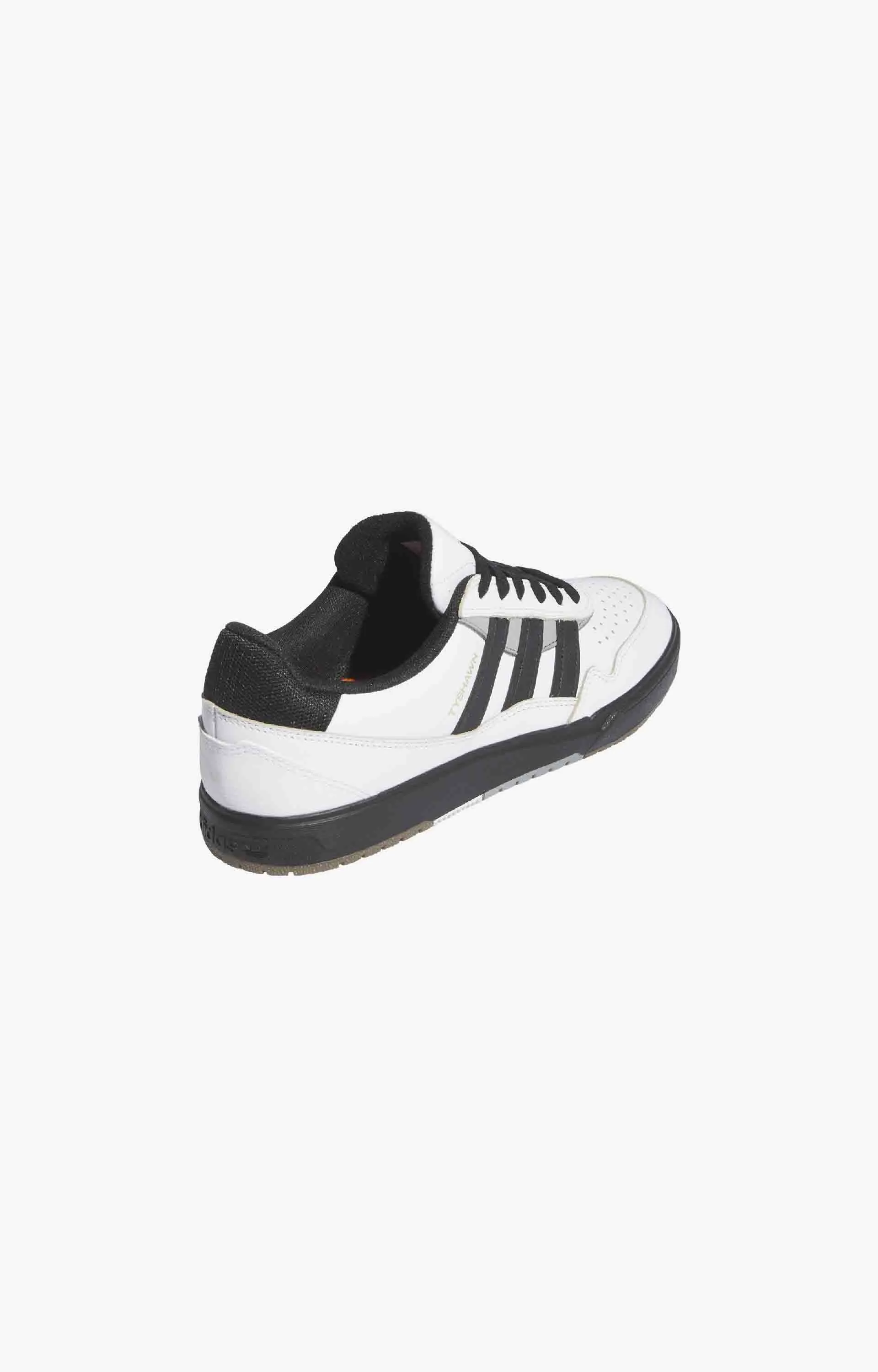 Adidas Tyshawn II Shoe, Crystal White/Black/Charcoal Adidas Boost Walking Shoes