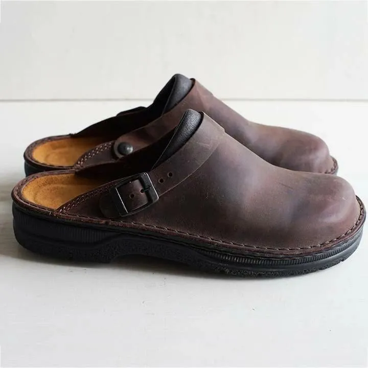 Limited Time Offer 49% OFFOrthopedic Shoes / Leather Slippers For Men Hotel Slippers Bulk