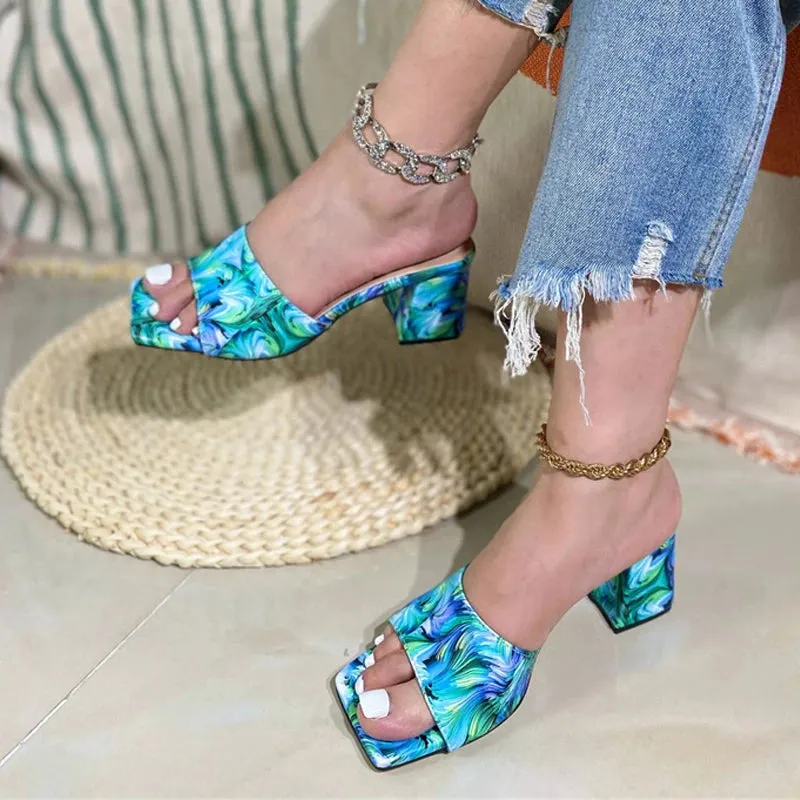 Faux Fur Slippers Liyke hochwertige gemtliche Leder Frauen Hausschuhe Sandalen Mode Open Toe Low Square Heels Panto letten Outdoor Casual Beach Slides Schuhe