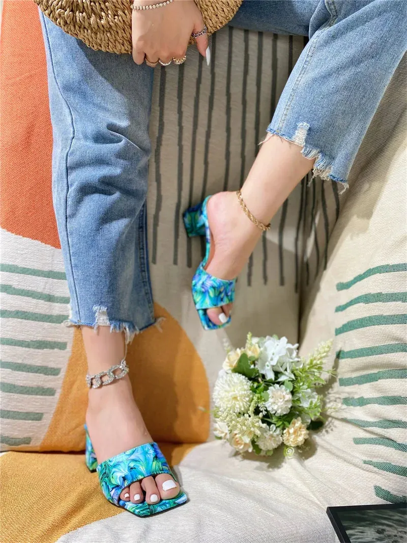 Liyke hochwertige gemtliche Leder Frauen Hausschuhe Sandalen Mode Open Toe Low Square Heels Panto letten Outdoor Casual Beach Slides Schuhe Dearfoam Shearling Slippers