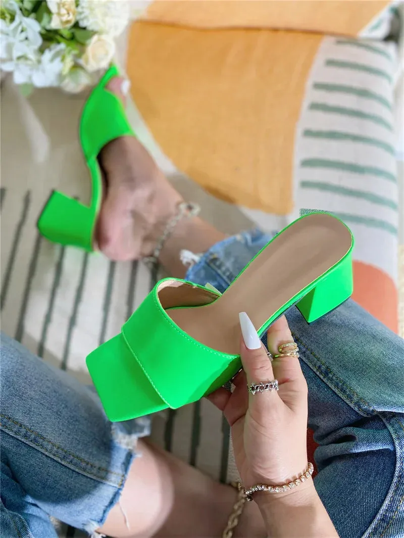 Liyke hochwertige gemtliche Leder Frauen Hausschuhe Sandalen Mode Open Toe Low Square Heels Panto letten Outdoor Casual Beach Slides Schuhe Comfy Warm Slippers