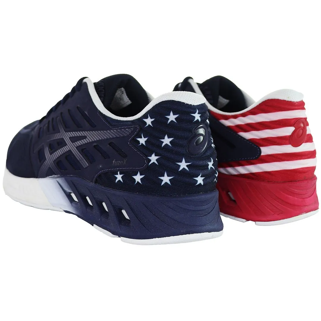 Asics Shoes Original Asics FuzeX Country Pack Mens Navy Trainers