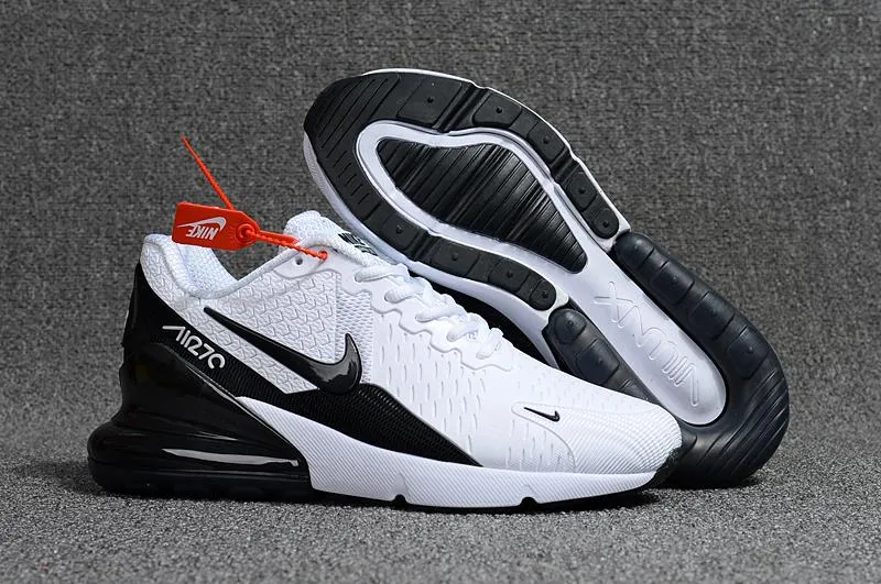 Asics Arch Support Shoes Nike Air Max 270 Black White Sneaker Shoes Sale Men Women Size 5.5 - 11