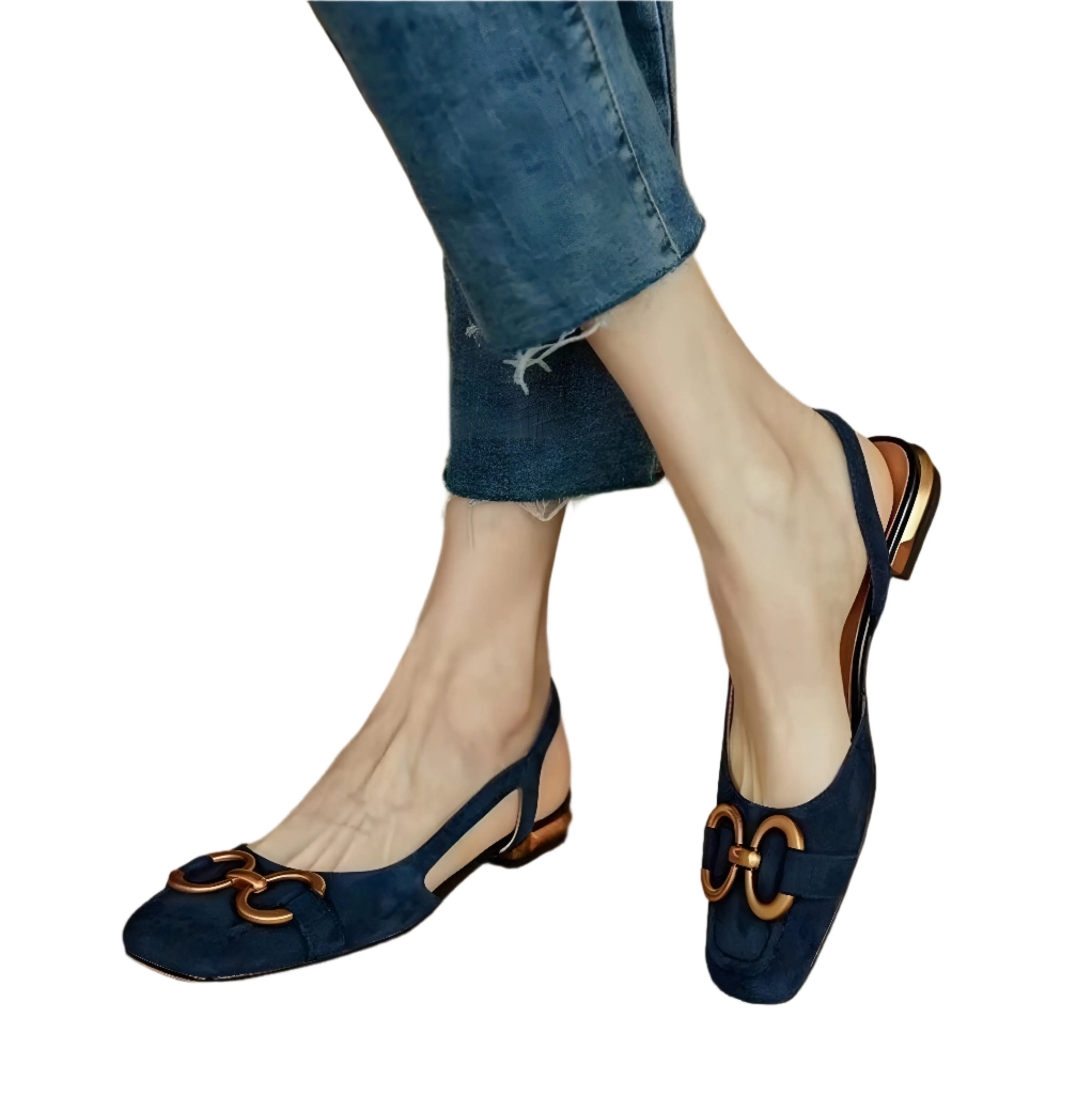 Buckle Platform Sandals Aliyah - Elegante Sandalen