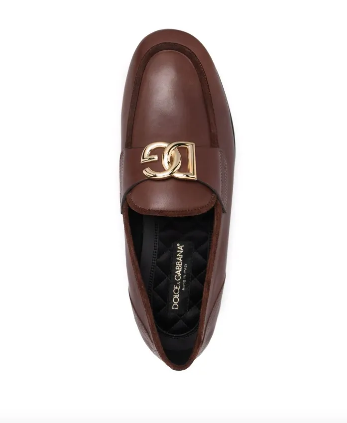 Clark's Loafers Dolce & Gabbana interlocking DG-plaque loafers