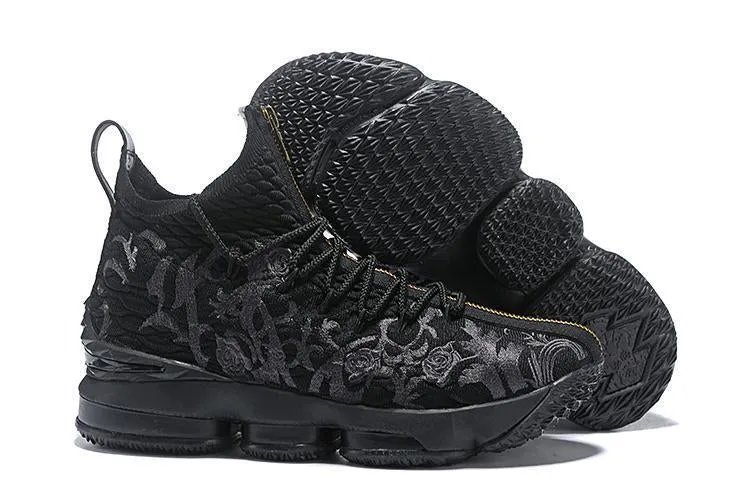 Nike Lebron XV 15 Black Graffity Men Shoes Sale Size US7,8,8.5,9,10,11,12 Asics Wrestling Shoes Academy