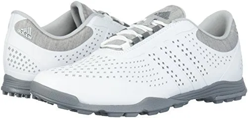 Adidas Create Your Own Shoe adidas Women's Adipure Sport Golf Shoe, White/Grey, 11 Medium US