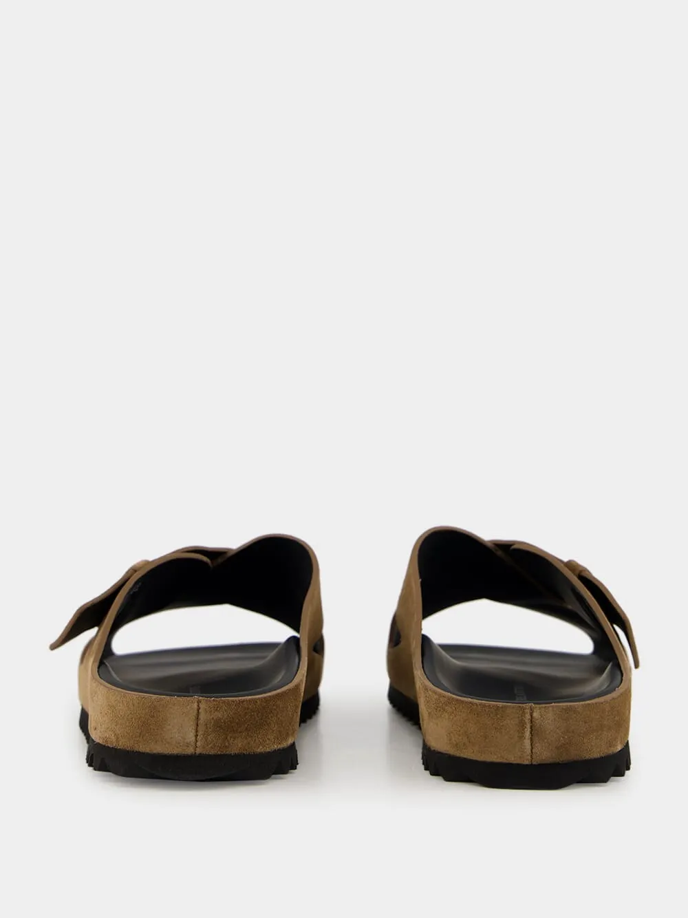 Inexpensive Birkenstock Sandals Brown Suede Agor 011 Sandals