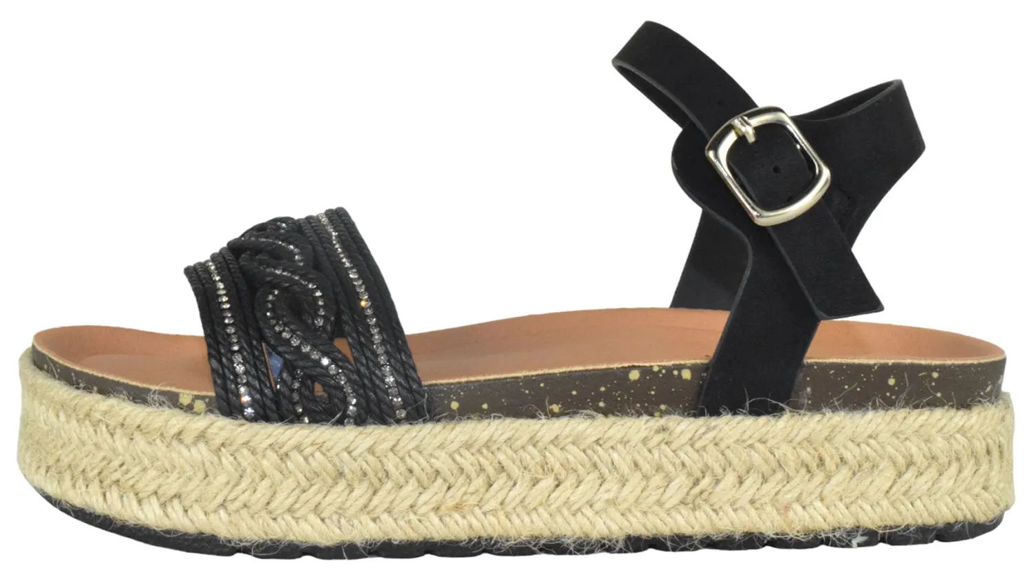 ATHENS-1 Black TOP MODA Sandals Grande St. Lucian Spa