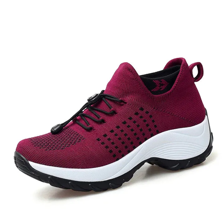 2025 NewWomen Stretch Cushion Shoes Flux Sneakers