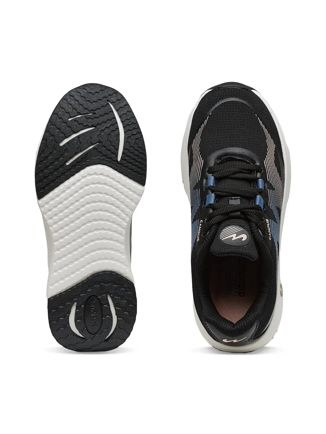 CIARA Black Women's Running Shoes Running Shoe Charm