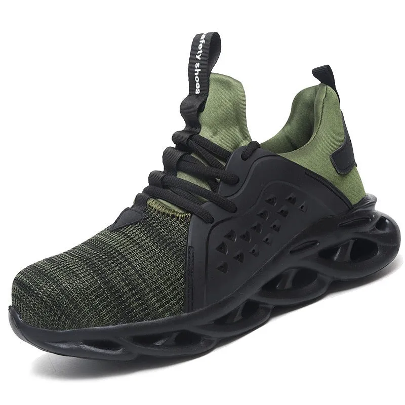 Male Work Sneakers Toe Cap Work Safety Boot Comfort Men Boots Anti-puncture Safety Shoes Men Indestructible Shoes Work Boots Cowboy Work Boot