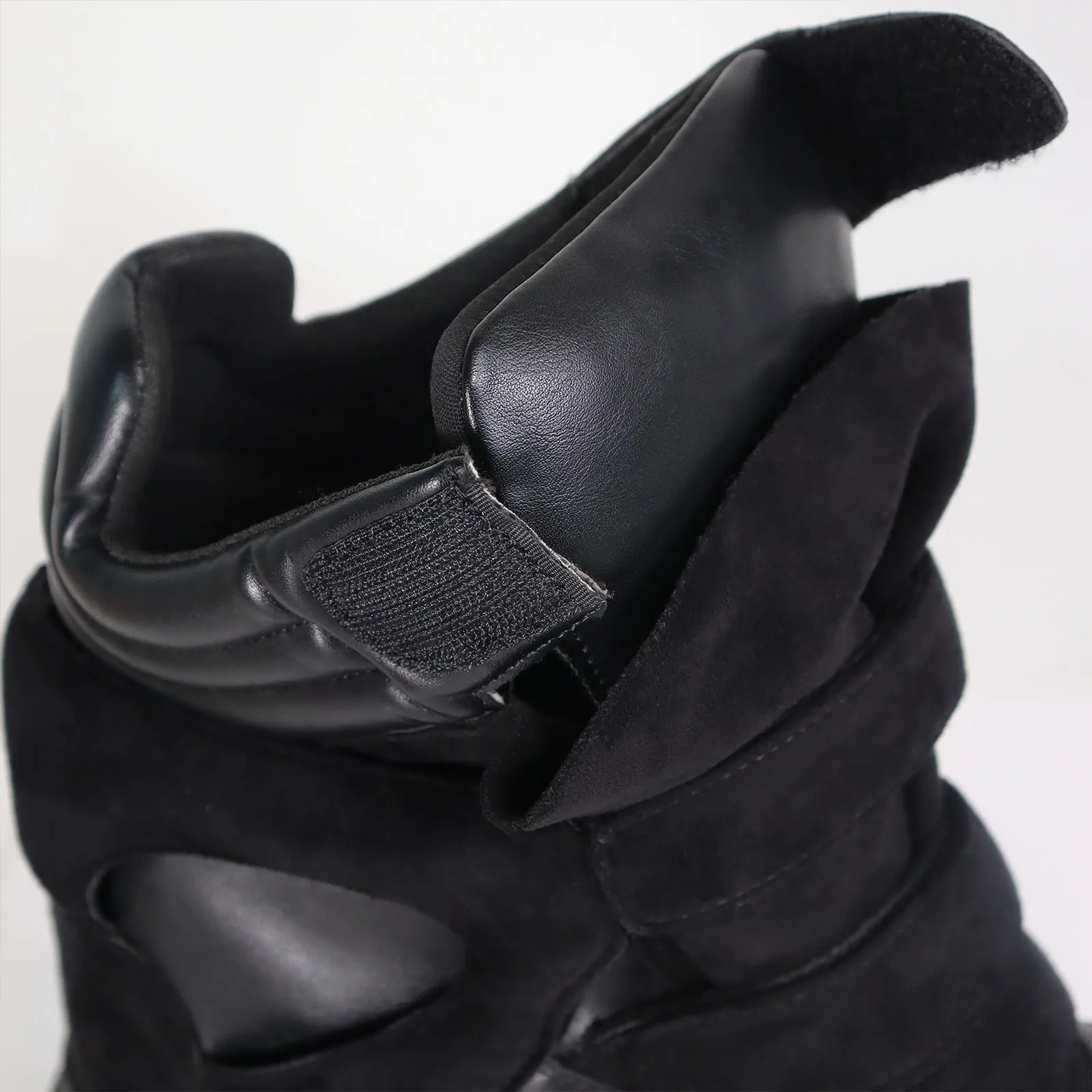 MARANTO-2 WEDGE SNEAKER - BLACK Sneakers With White