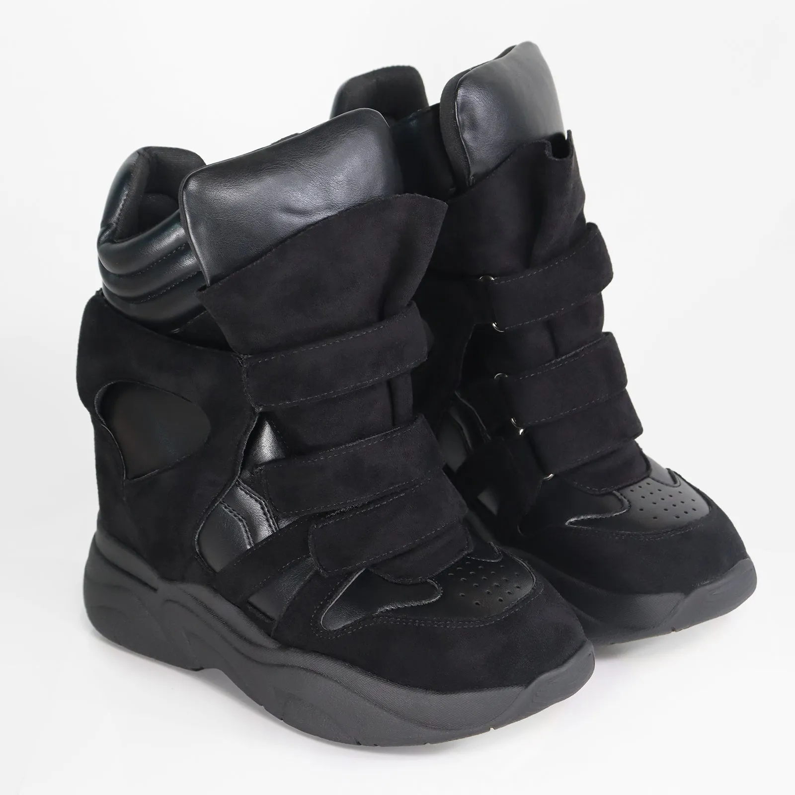 Pf Sneakers MARANTO-2 WEDGE SNEAKER - BLACK