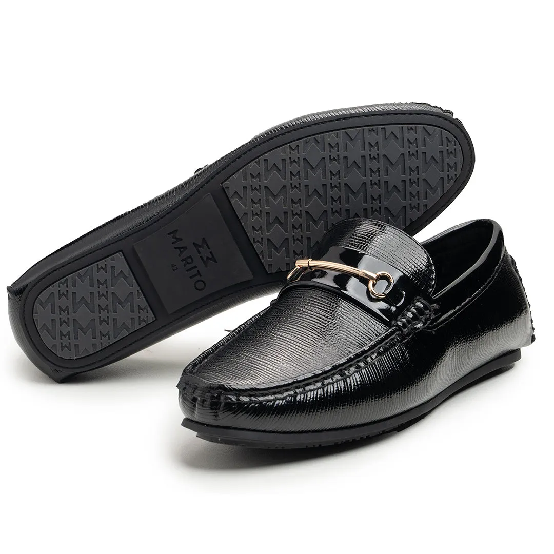 Classic Slip On Loafers Marito - MINK BLACK