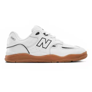 Brown New Balance Shoes Women New Balance Numeric 1010 Tiago Shoes - White / Black / Gum