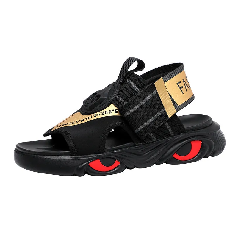 Jelly Shoes Sandals Men Beach Shoes Men's Sandals Outdoor Non-Slip Beach Shoes