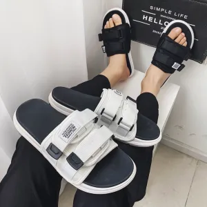 Men Beach Shoes Men's Slippers Summer Fashion Non-Slip Beach Lsu Slides