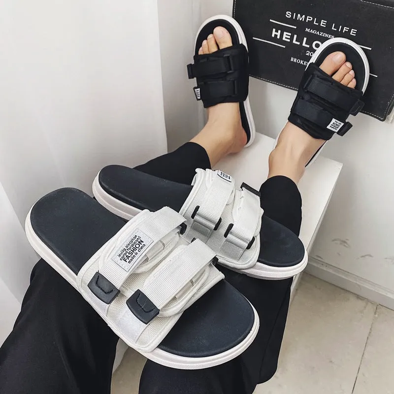 Cat Slides Men Beach Shoes Men's Slippers Summer Fashion Non-Slip Beach