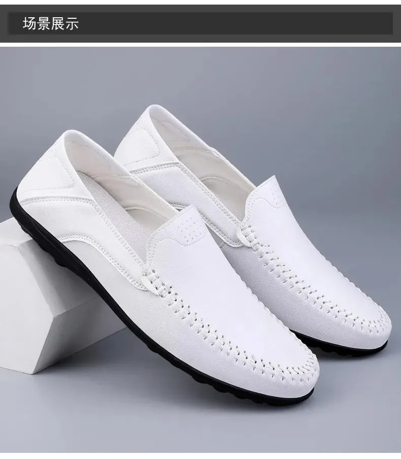 Men Handmade  Breathable Loafers Outfit Loafers