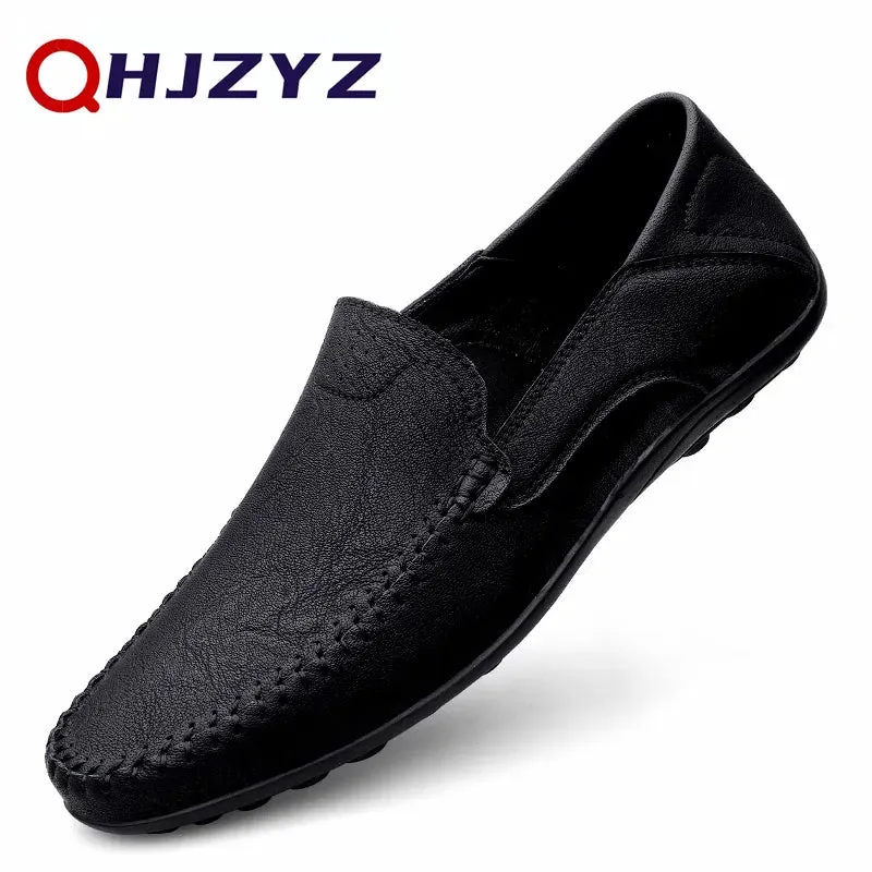 Men Handmade  Breathable Loafers Suede Leather Loafers