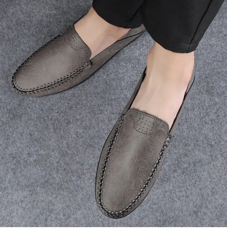 Men Handmade  Breathable Loafers Tasseled Loafers