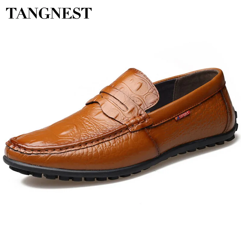 Men Loafers New Hand-made Leather Driving Shoes Mizuno Loafers