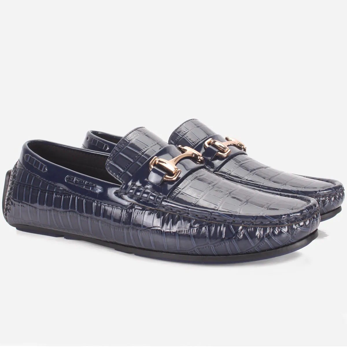 Gold Slip On Men "VARIL" Casual Slip-Ons Moccasins