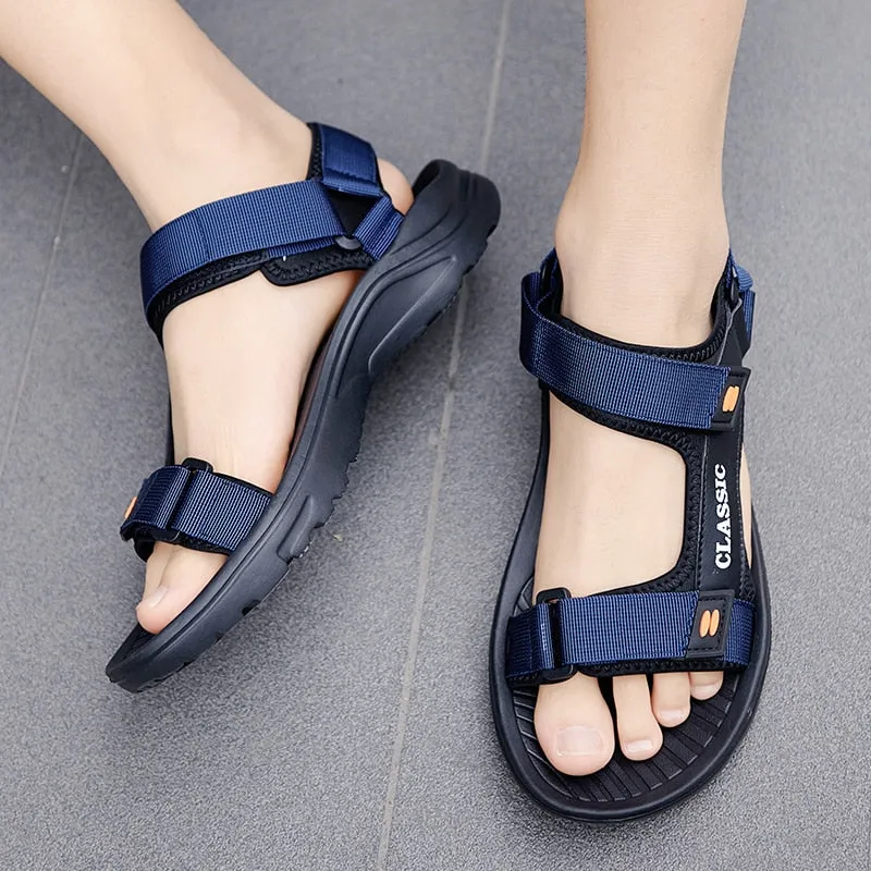 Euro Soft Sandals Men Sandals Summer Leisure Beach Holiday Sandals Men Shoes 2022 New Outdoor Male Retro Comfortable Casual Sandals Men Sneakers