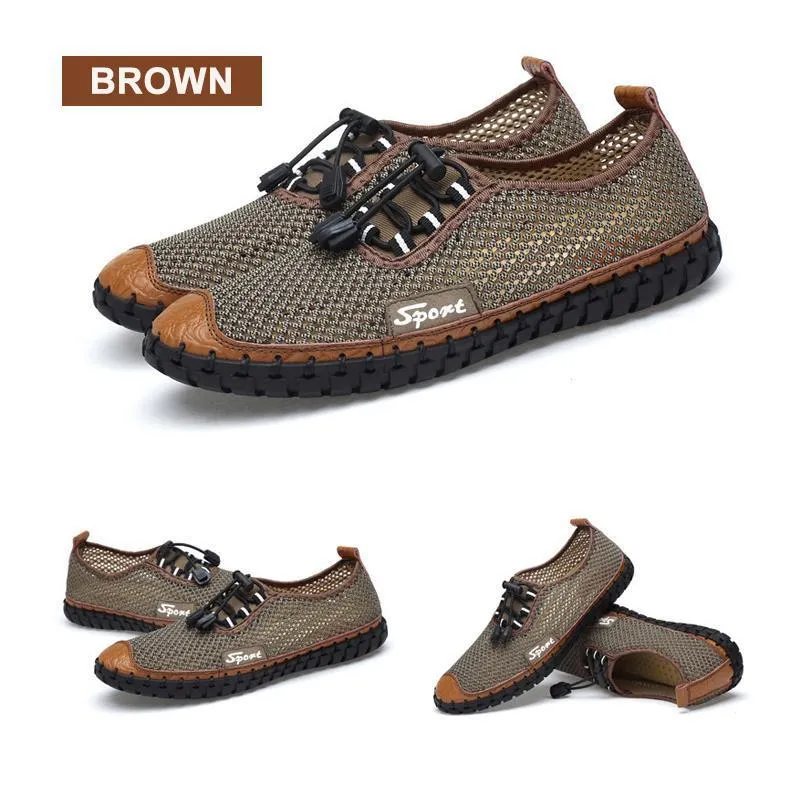 Flat Shoes Dressy Men Trendy Summer Breathable Shoes