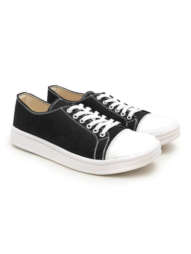 Men Vans Style Sneaker Shoes-Black-RT1863 Brickstone Slippers