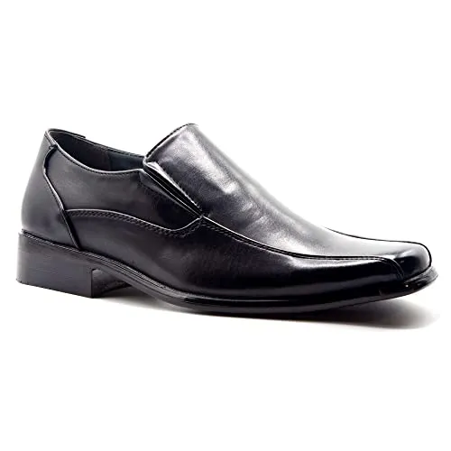 Men's 31192 Classic Square Toe Slip On Moc Toe Loafers Dress Shoes Work Boots San Antonio