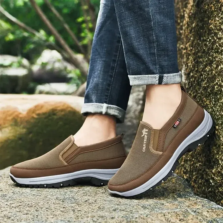 Men's Arch Support & Breathable and Light & Non-Slip Shoes Comfortable Platform Loafers