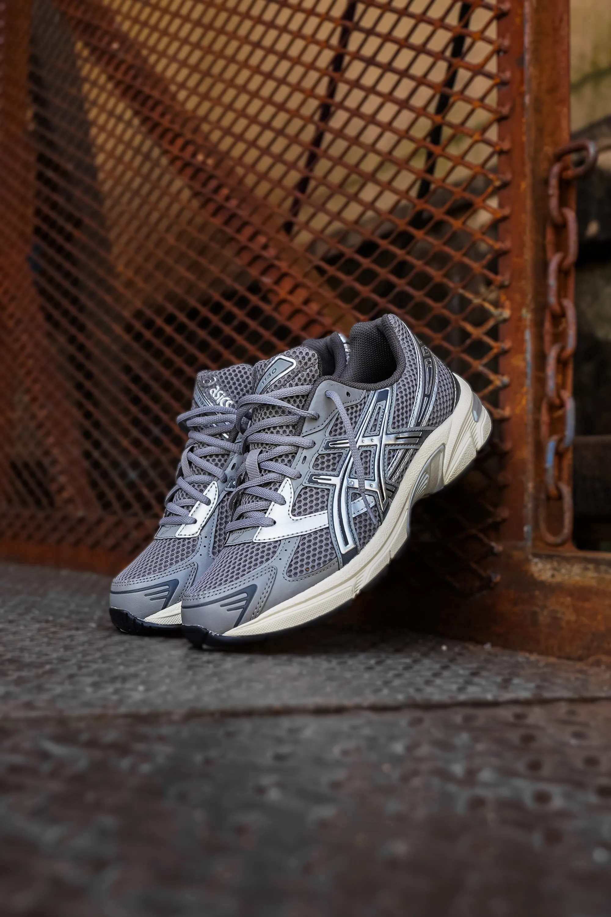 Asics Glideride Shoes Mens Asics Gel-1130 (Clay Grey/Pure Silver)