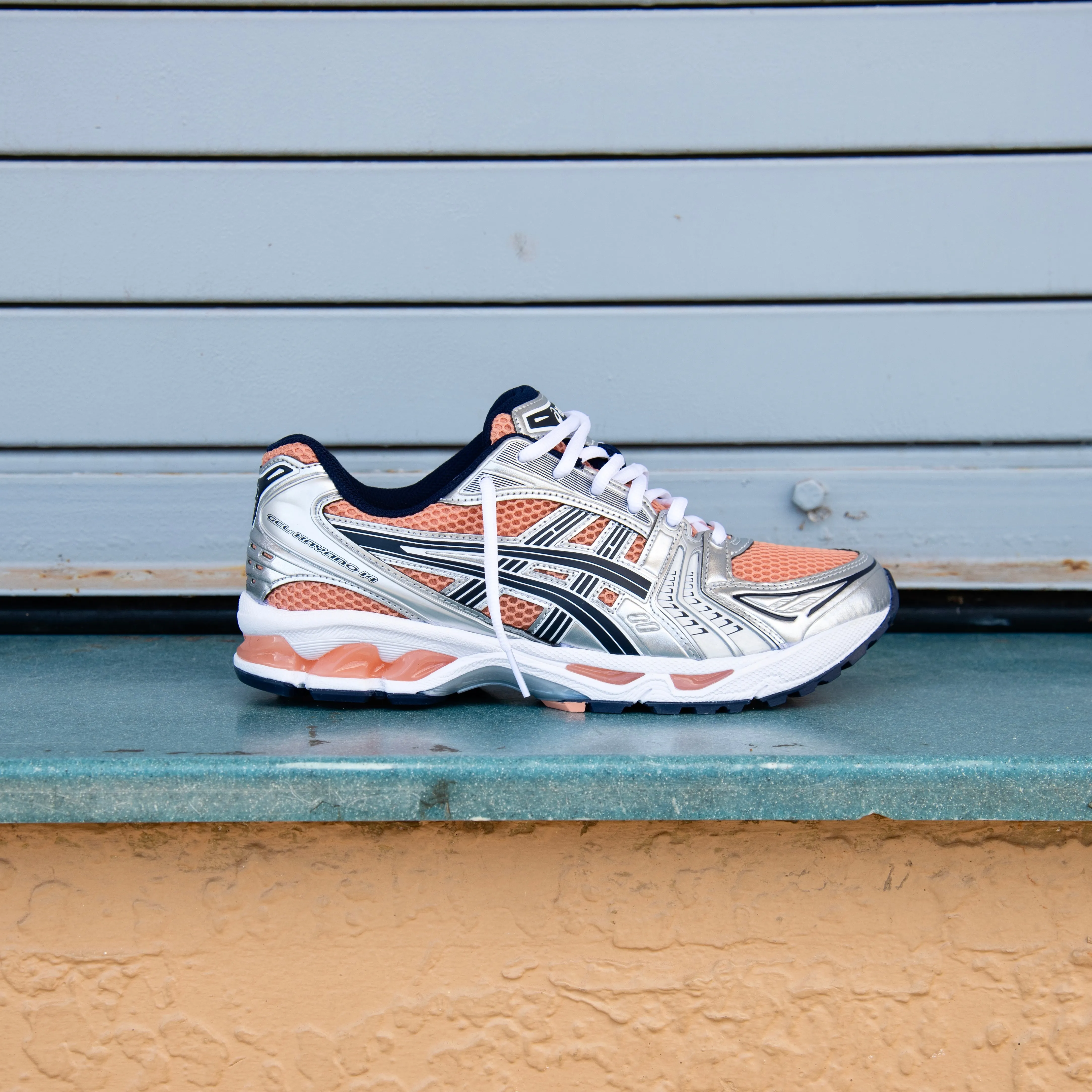 Mens Asics Gel-Kayano 14 (Sepia/Pure Silver) Asics Lightweight Walking Shoes