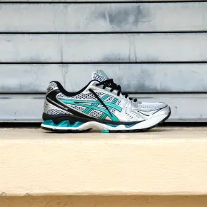 Mens Asics Gel-Kayano 14 (White/Waterfall) Asics Trail Running Shoes Review