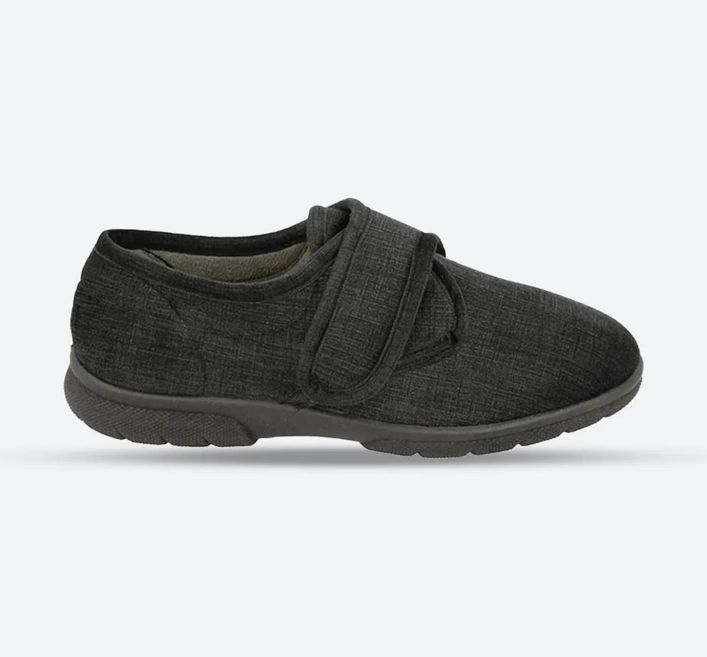 Mens Extra Wide Fit DB Hallam Slippers Bowser Slippers