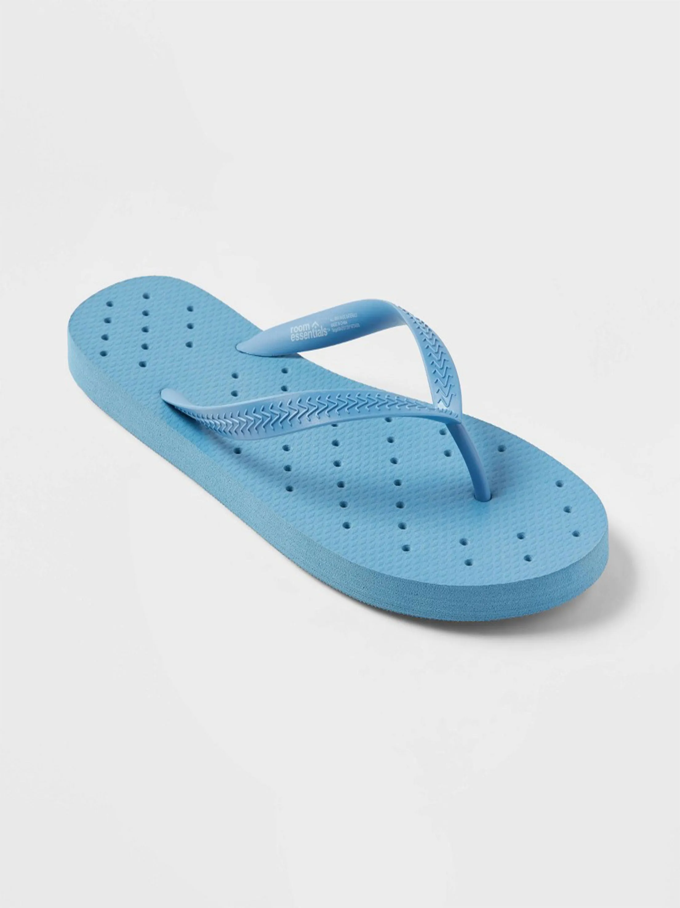 Men's Plain Thong Flip Flop,Blue Everywear Slippers