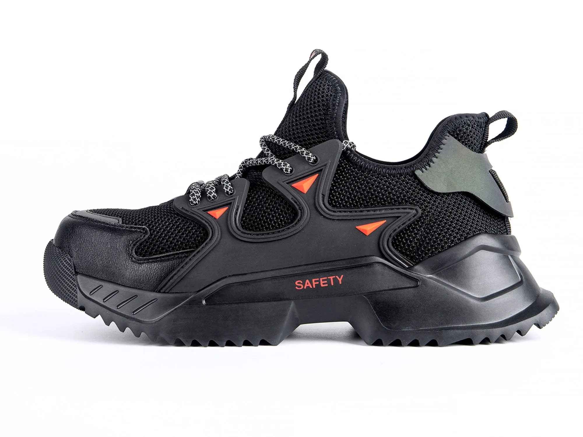 Eco Friendly Work Boots Mens Steel Toe Work Shoes Safety Shoes Breathable Construction Industrial Sneakers