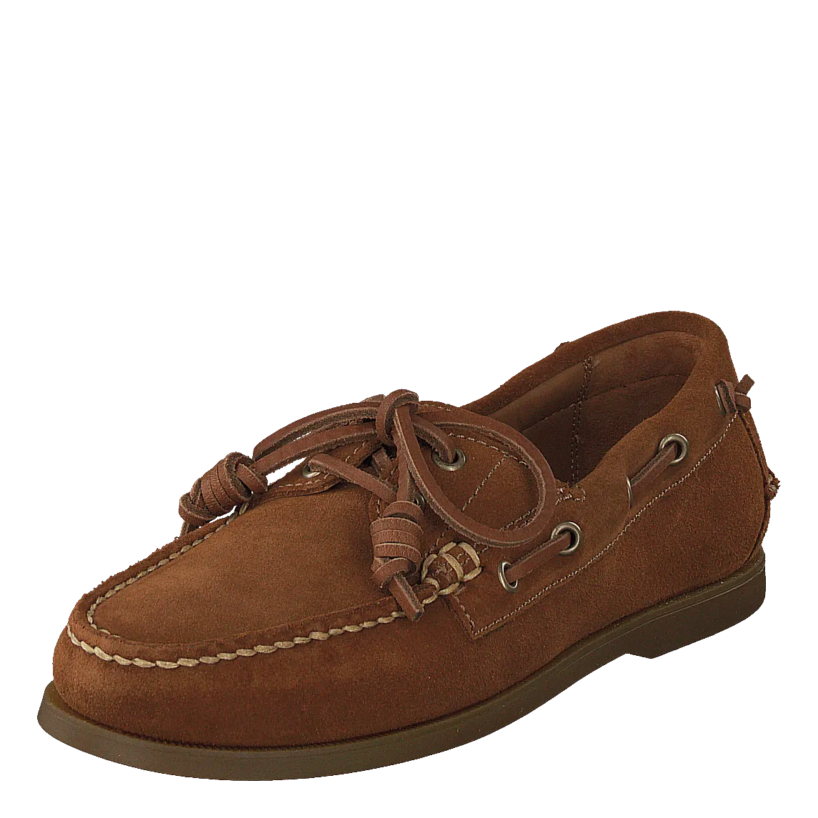Light Slip On Shoes Merton Suede Boat Shoe New Pale Russet