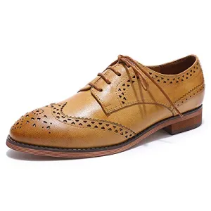 Moretti Ashland Ii Knit Wingtip Oxfords MIKCON Women's Genuine Leather Oxfords Brogue Wingtip Lace Up Dress Shoes Casual Formal Derby Saddle Shoes for Women