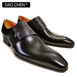 MIXED COLORS SLIP ON MENS DRESS SHOES WEDDING LOAFERS SHOES FOR MEN Leather Tassel Loafers
